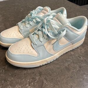 Nike Sky Blue and Cream Casual Sneakers